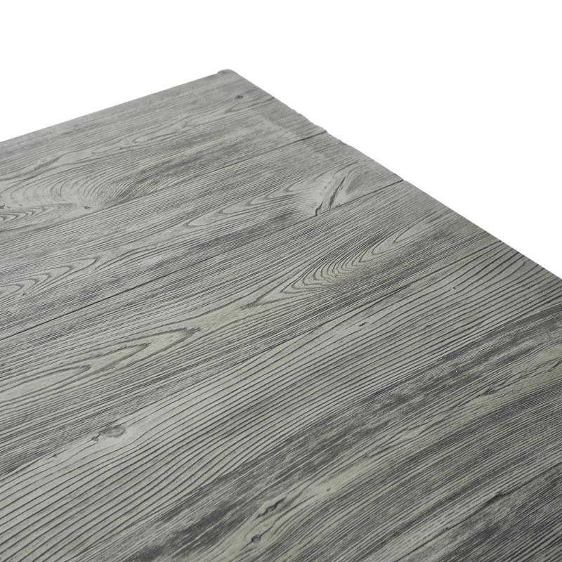 Top tavolo resina per esterno grigio quadro cm 56x56x3