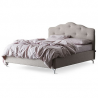 Letto matrimoniale Barbara con bottoni made in Italy