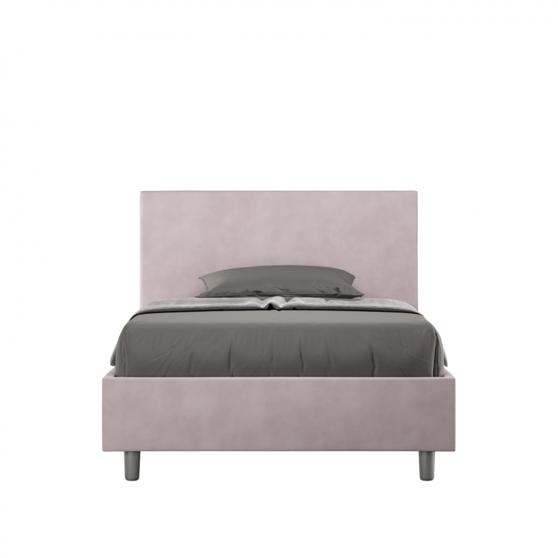 Letto imbottito 1 piazza e mezza 120x190 cm Adele
