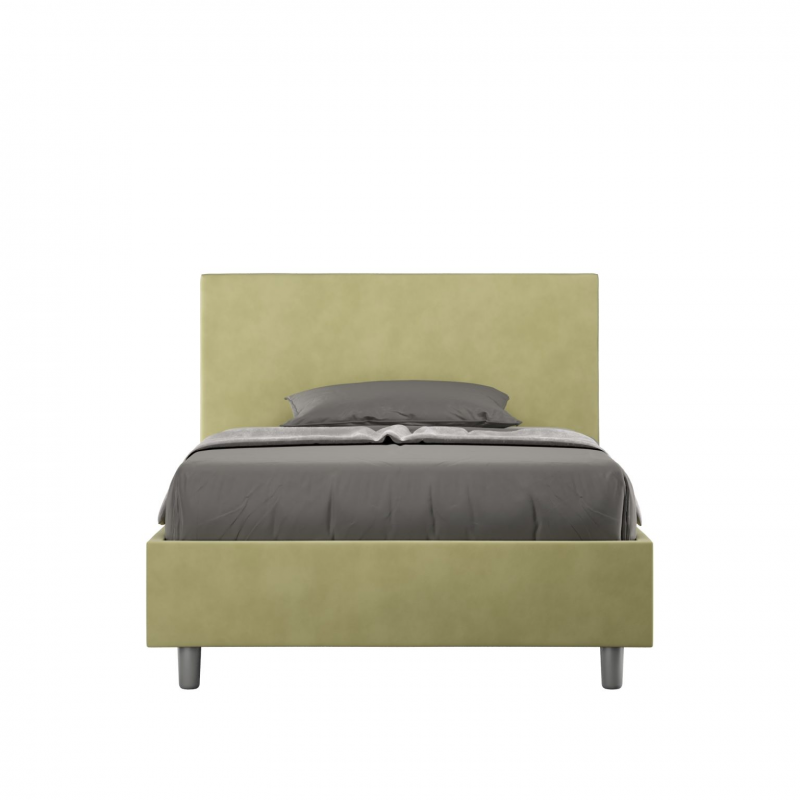 Letto imbottito 1 piazza e mezza 120x190 cm Adele