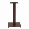 Base tavolo acciaio Jamie marrone corten quadro cm 40x40h72