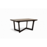 Tavolo alluminio Riverside allungabile antracite top in hpl cm 160/240x100h75