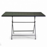 Tavolo metallo Leila antracite rettangolare cm 120x60h75
