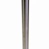 Base tavolo bar acciaio Gordon color inox tondo cm 45x45h108
