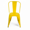 Sedia ferro New Bristol giallo antico cm 43x43h45/84