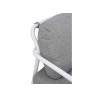 Salotto Almeria Alluminio Bianco Tavolino Gress Moia