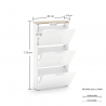 Scarpiera con 3 ribalte IDEA 24