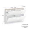 Scarpiera con 2 ribalte IDEA 24