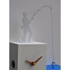 Orologio da parete a cucù Silhoutte IL PESCATORE Made in Italy