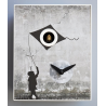 Orologio da parete a cucù Who did it _ Banksy Made in Italy