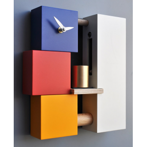 Zoom Orologio a cucù MONDRIAN Made in Italy