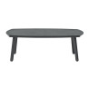 Salotto Cadice Alluminio Antracite Bracciolo Effetto Legno Moia