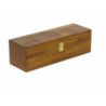 Cassetta portabottiglia noce chiaro 1 posto cm 36x12h11