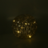 Sfera vetro led argento cm ø15h14
