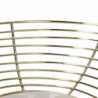 Centrotavola metallo oro ovale cm 28,5x24,3h8,5