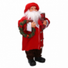 Babbo natale tessuto rosso cm 40x12h60