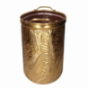 Portavaso metallo 1-2 oro ovale cm 49x29,5h41