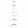 Albero di natale metallo oro cm 73x73h200