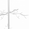 Albero di natale metallo bianco cm 73x73h200