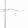 Albero di natale metallo bianco cm 73x73h200