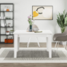Tavolo allungabile Megaron bianco 120x80 cm moderno e pratico