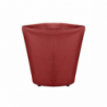 Poltrona Tago in tessuto rosso Riviera 10