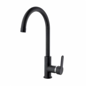 Miscelatore da cucina 285320 Granito Plus nero moderno e resistente