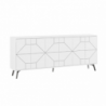 Madia 6 ante Dune 183 cm colore bianco moderna e capiente