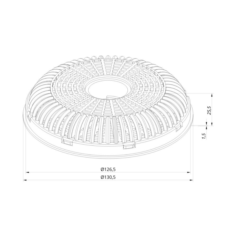Filtro carbone per cappe Gruppo 52/72 Eolo 90 kit 2 pezzi