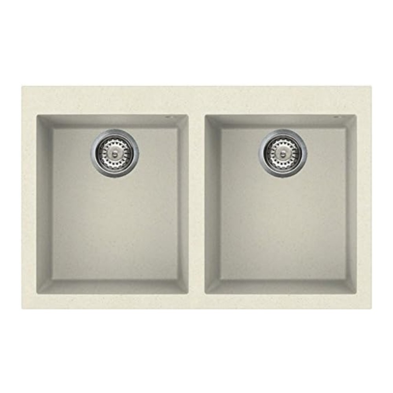 Lavello Smeg VZ3434P panna 79x50 cm 2 vasche pratico e raffinato