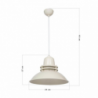 Lampada da soffitto Tibet ASZ0870 crema elegante per ogni ambiente