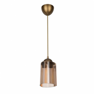 Lampada da soffitto Optical MDL3749 triangolo plastica ambrato