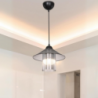 Lampada da soffitto Inka ASZ1463 paralume plastica fumé moderna
