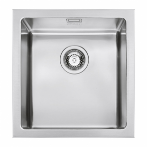 Lavello Smeg VQR40 una vasca 40x50 cm semifilo inox moderno