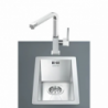 Lavello Smeg VQ20 una vasca 26,7x46,4 cm filotop inox moderno