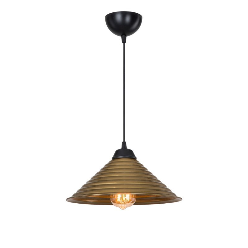 Lampada da soffitto Sava ASZ1619 paralume metallo bronzo design
