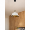 Lampada da soffitto Astek ASZ1636 paralume metallo bianco design