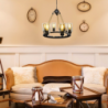 Lampada da soffitto Lotus ASZ0686 6 portalampade moderna design