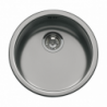 Lavello tondo Smeg 10I3PN 43,5 cm PVD nero opaco design moderno