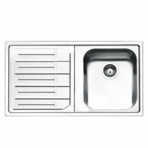 Lavello Smeg LP861S2 inox 1 vasca con gocciolatoio sinistro