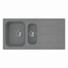 Lavello Smeg LZ102TT titanio 100x50 cm 1 1/2 vasca gocciolatoio