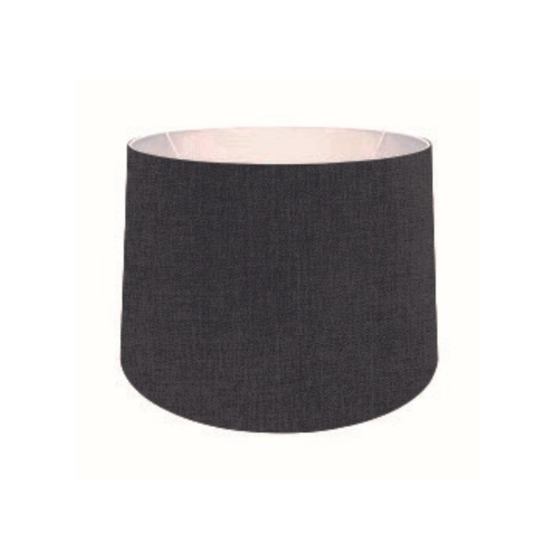 Lampada da terra Decone3566 piantana nera paralume nero moderna