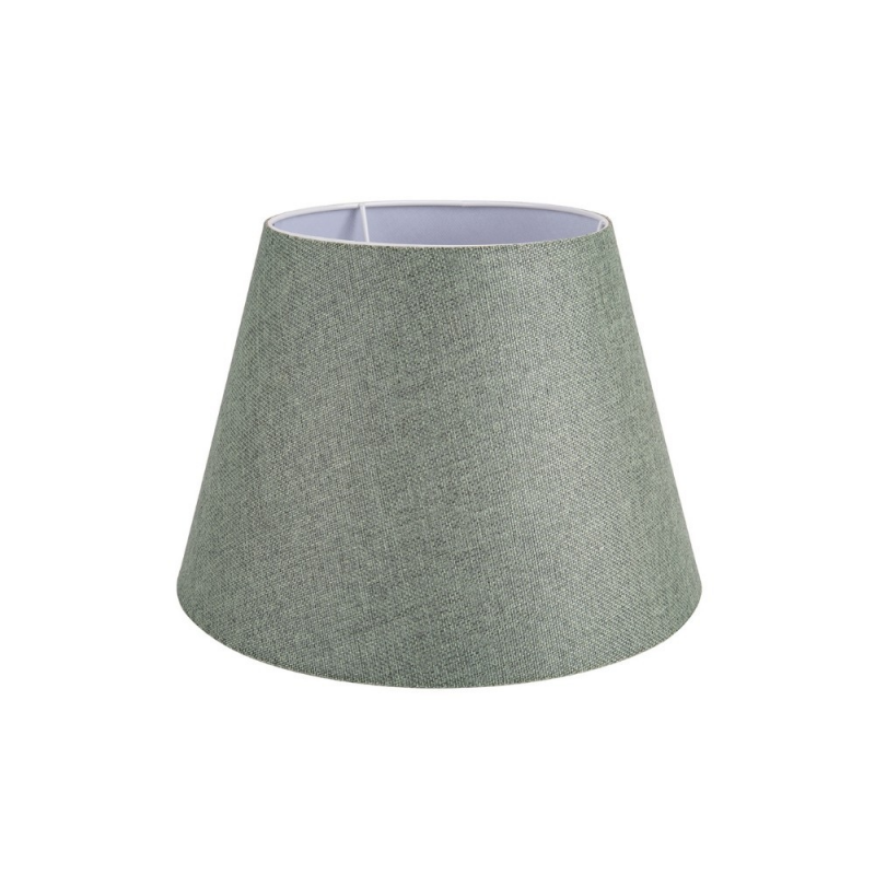 Lampada da tavolo Lagunah272638 paralume verde base bianca