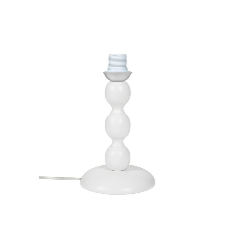 Lampada da tavolo Lagunah272638 paralume verde base bianca