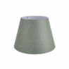 Lampada da tavolo Lagunah372638 paralume verde base bianca