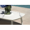 Salotto da Giardino Cadice Alluminio Bianco Moia