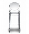 Sgabello Igloo set da 2 H75 ignifugo policarbonato BIANCO MADE IN ITALY SCAB DESIGN