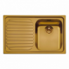Lavello Smeg SP791SOT 79x50 cm 1 vasca gocciolatoio ottone