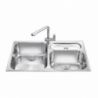 Lavello Smeg LTS9032 90 cm spazzolato inox moderno e resistente