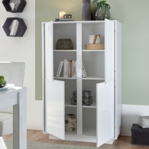 Zoom Contenitore 4 ante Ice colore bianco lucido